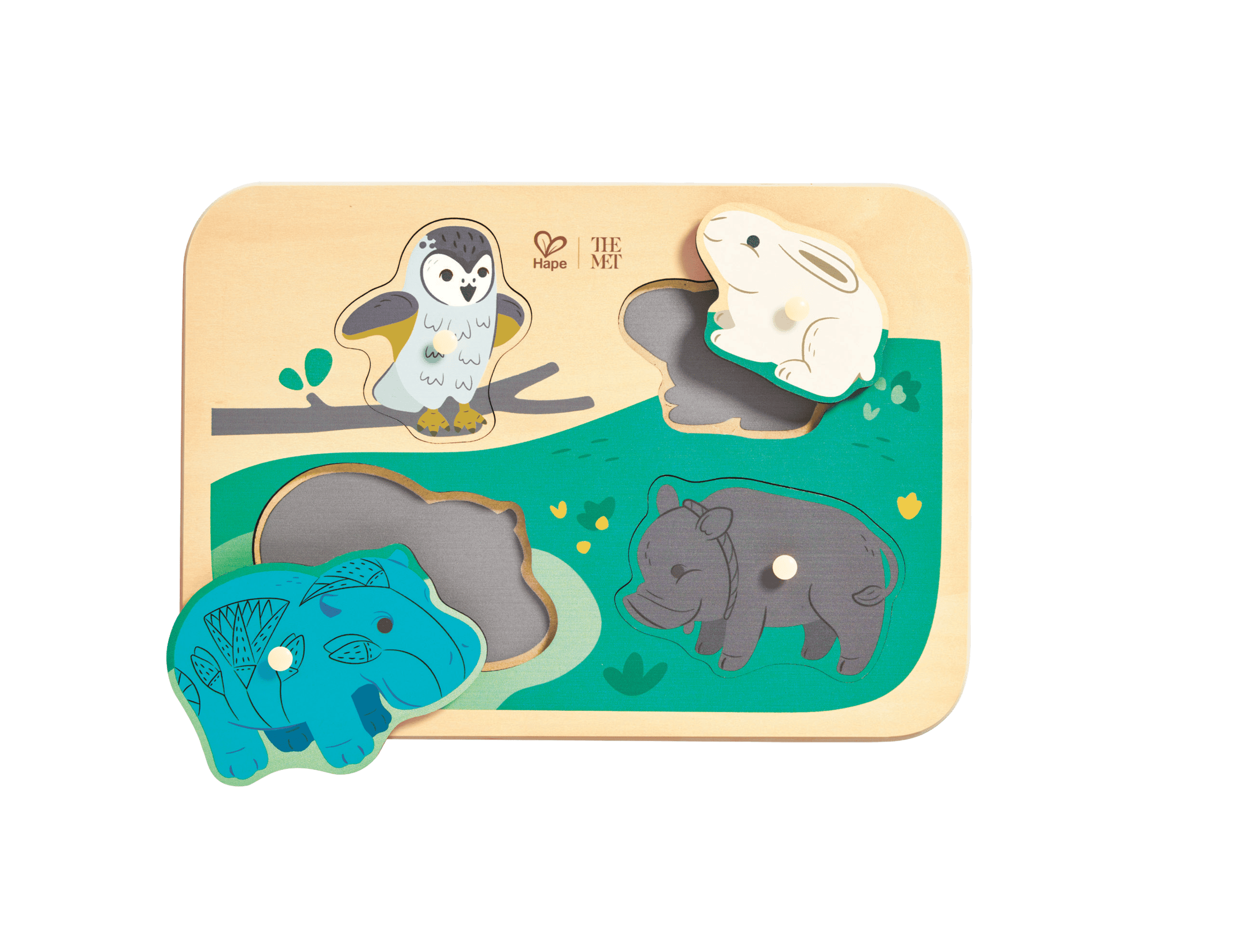 Tierfreunde Steckpuzzle